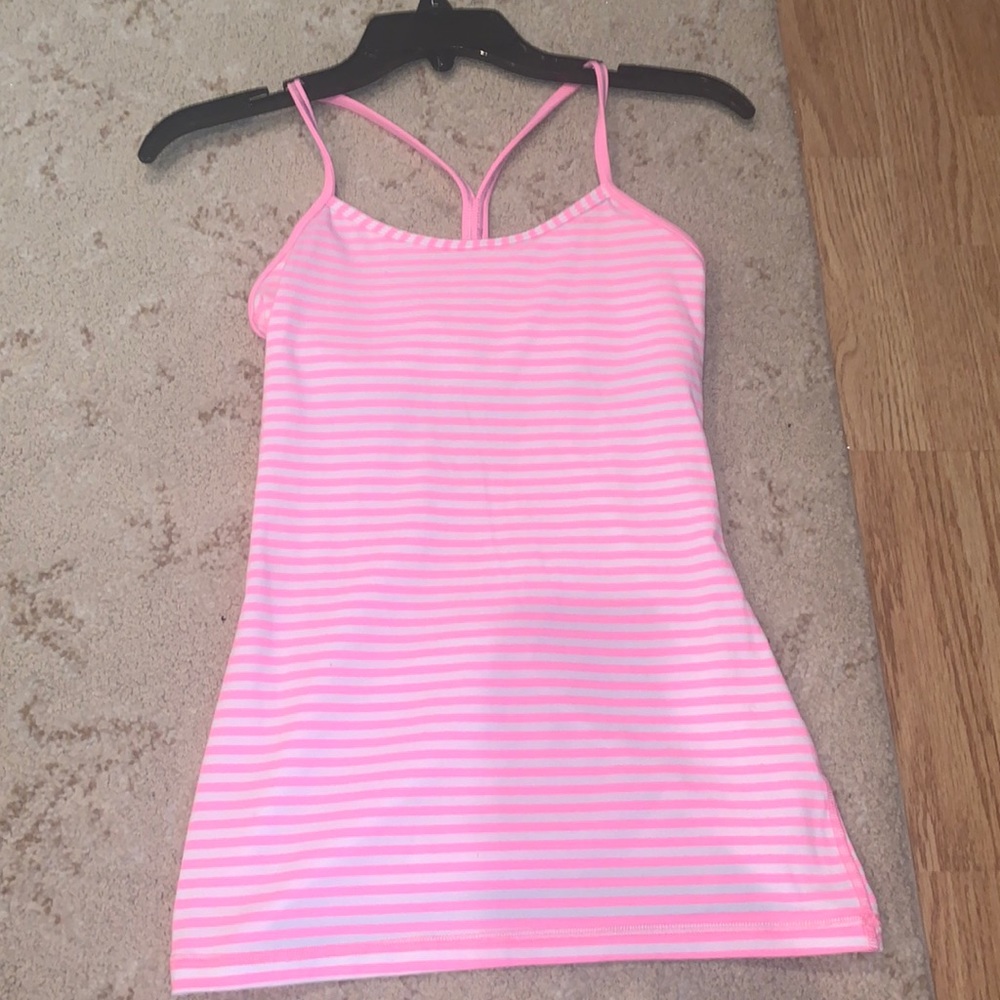 Women’s Lululemon Pink Razorback Top, Size XS